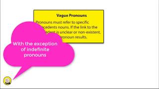 Vague Pronouns