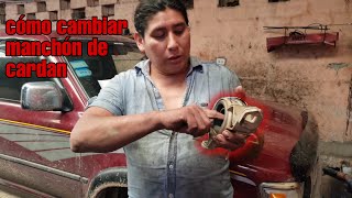 Cambio de rulemán o manchón de cardan