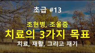 촛불추천 463, [초급 6기] #13 낫는다는 것은 무엇인가? -- 치료의 세 가지 목표 (치료, 재활, 그리고 재기의 차이점) -- 조현병-조울증 교육, 초급과정 6기, 3강