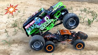 Axial SMT 10 Grave Digger vs ZD Racing DBX 10 | Remote Control Car | RC Cars