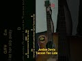 Jordan Davis - Tucson Too Late Guitar Chords cover #shorts