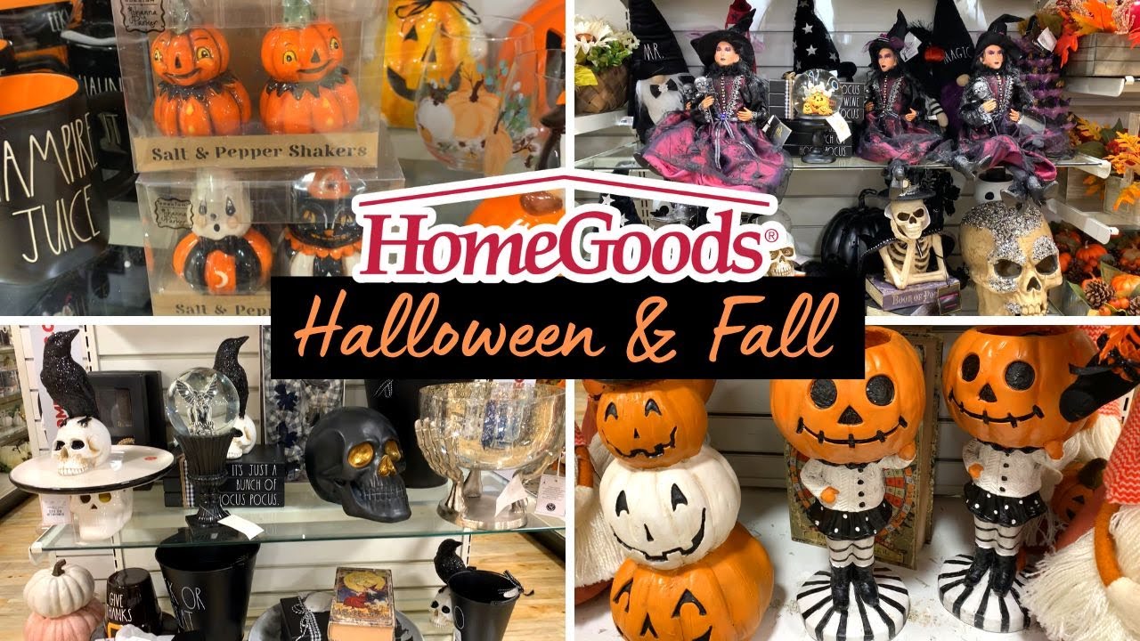 HomeGoods Fall And Halloween Decor Shopping August 2022 Part 1 - YouTube