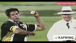 Wasim Akram's Best Bowling With An Old Ball - Amazing Reverse Swing Bowling