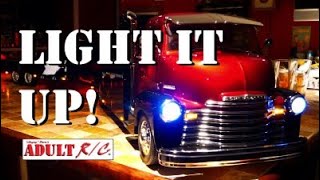 Redcat 53 Chevy COE Hauler and Trailer LED Kit Install: 