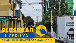 WALKING AROUND | BLUSUKAN JL GERILYA SAMPING JL PRAWIROTAMAN JOGJA #mafag #walkingtour #yogyakarta