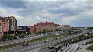 la entrada a la ciudad antigua en Gdansk Polonia (brama do stare miasto Gdańsk).