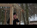 Winter Construction Building a House from Pallets Made Easy