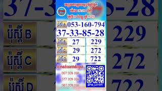 លទ្ធផលឆ្នោតយួន ម៉ោង6:30នាទី #homelottery #minhngoc #thinhnam #p99lottery #khmerlottery #shorts