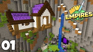 Empires SMP: A Caves and Cliffs Starter House | Minecraft 1.17 Let's Play Episode 1