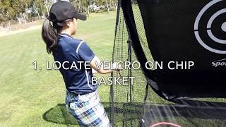 Spornia SPG-7 Golf Net - Chip Basket Set-up