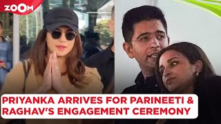 Parineeti Chopra & Raghav Chadha engagement: Priyanka Chopra arrives in Delhi; venue gets decorated