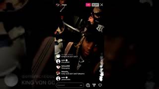 Lil Durk Finds Out King Von Died On Instagram Live #RIP