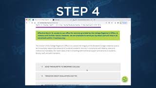 How to: Request your Broward College transcript