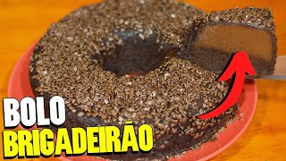 COMO FAZER BOLO BRIGADEIRÃO | RECEITA DE BOLO BRIGADEIRÃO SIMPLES E FÁCIL