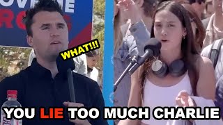 Charlie Kirk CONFRONTED By Intelligent SMUG Student (This Got HEATED) 👀