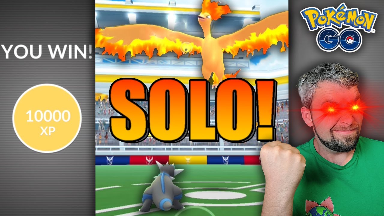 Can You SOLO A Moltres Raid In Pokémon GO!? - YouTube