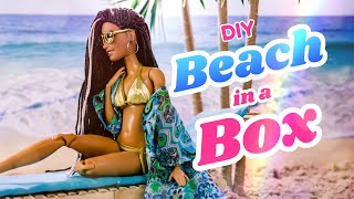 DIY - How to Make: Hidden Doll Beach in a Box