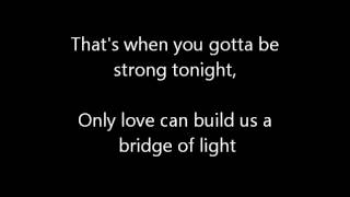 Pink - Bridge Of Light (Lyrics)