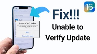 8 Ways to Fix Unable to Verify Update iOS 16