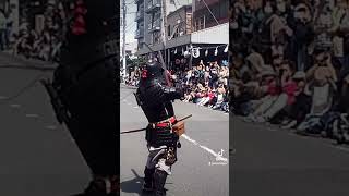 Samurai firing Matchlock Muskets at Odawara Samurai Festival #shorts
