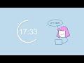 adhd pomodoro timer 4x25 minutes lofi chill🎵