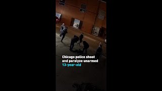 13-year-old shot and paralyzed by Chicago police #shorts
