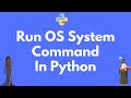 MODERN way to execute an OS system command in Python 🐍 #shorts