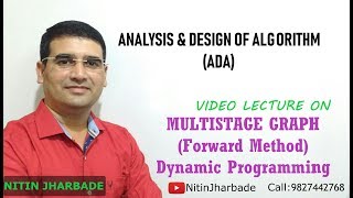Multistage Graph Problem - Forward Method (Dynamic Programming)