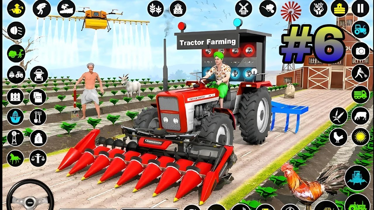 Farming Simulator Tractor Gameplay 6 Youtube