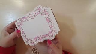 Tonic Studios- My Memory book- half cut & layering Die set