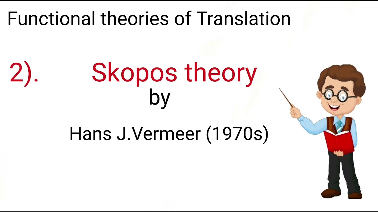 Skopos Theory | Functional Theories Of Translation| Skopos Theory Of ...