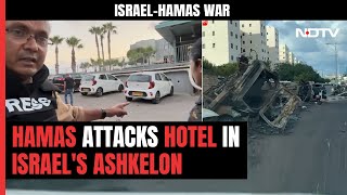 NDTV Crew Takes Shelter In Israel Hotel Basement As Rocket Strikes | Israel-Hamas War