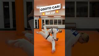 Osoto gari set up!!🧠🤯 #judo #judotraining #judothrows #bjj