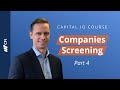 Capital IQ Course: Companies Screening | Part 4