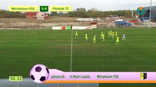 2018.10.28. Mórahalom - Földeák 7-1, Nyári László gólja (5-0)