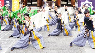 [4K] 同志社大学よさこいサークル「よさ朗」　龍馬よさこい 2023 日曜日 龍馬演舞場（京都霊山護国神社）(中央)