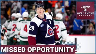 Avalanche Miss Opportunity to Leap Minnesota Wild