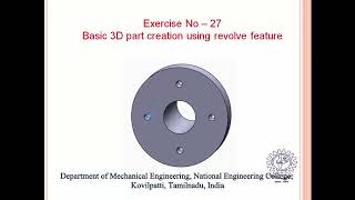 Part | Revolve Circular Pattern |SOLIDWORKS