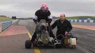 jetpower.co.uk - 11/10/2011 - Andy starting and running his DIYGT Jet Kart.