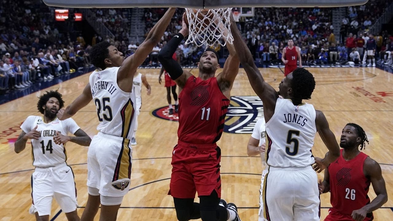 Portland Trail Blazers Vs New Orleans Pelicans - Full Game Highlights ...