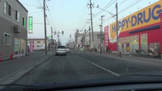 青森県道44号青森環状野内線[ #青森市 1080p 車載動画 2017 ドライブ]：国道7号青森環状道路分岐～国道7号交点