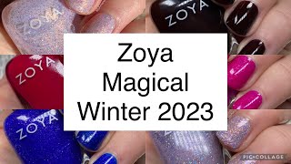 Zoya Magical Winter 2023 Nail Polish Swatches | Amanda Alexander