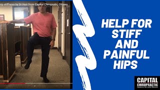 Exercise to help with hip pain and hip stiffness by Dr Herr from Capital Chiropratic, Ottawa