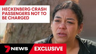 Heckenberg car crash passengers will not be charged | 7NEWS