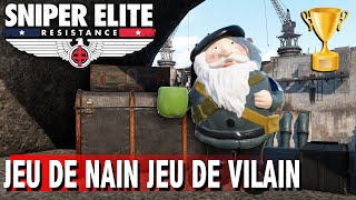 JEU DE NAIN JEU DE VILAIN - NAIN DE JARDIN DE LA RÉSISTANCE FRANÇAISE - SNIPER ELITE RESISTANCE