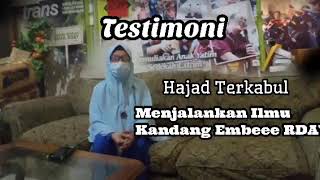 Testimoni Hajad Terkabul dengan menjalankan ilmu Kandang Embe bag 1