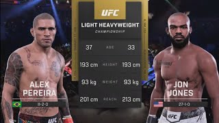 ALEX PEREIRA vs JON JONES UFC 5