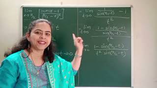 calculus : limit, substitution,  trigonometric function