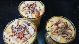 പഴവും ആപ്പിളും ഉണ്ടെങ്കിൽ എളുപ്പത്തില്‍ ഒരു pudding അപ്പൊ എല്ലാവരും try it delicious 😋😋