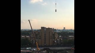 Saturday afternoon 9-Oct-21 London Dock construction work - unannounced